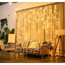 Almanara Project Güneş Işıltılı Perde LED IŞIK(300X300CM)