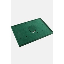 Feyza Design 17 Adet Anfora Kumaş Yatay Ayaklı Kolye Standı Seti, Şık ve Kullanışlı Tasarım