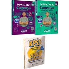 Yediiklim Yayınları 2026 Kpss Atölye Coğrafya Soru ve Video Ders Notları - 3 Deneme