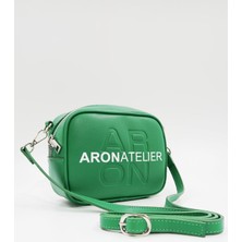 Hüvendo Küçük Boy  Crossbody Çapraz Askılı Kadın Omuz Çantası Çimen