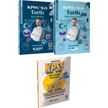 Yediiklim Yayınları 2026 Kpss Atölye Tarih Soru ve Video Ders Notları - 3 Deneme