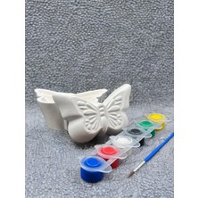 Boyanabilir Dekoratif Figür Seti | Kendin Tasarla Sanat Kiti | Çocuklar ve Yetişkinler Için Yaratıcı Hobi Seti