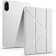 Ardemix Redmi Pad 2 Kılıf Ardx Tri Folding Kalem Bölmeli Standlı Kılıf - Gri
