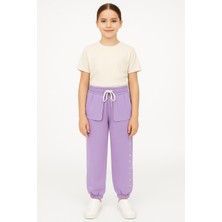 Mışıl Kız Çocuk Oversize Cepli Eşofman Altı –LILA-7374
