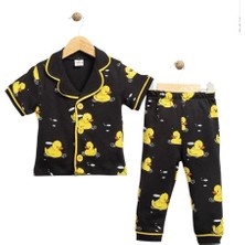 MİNİM Ördek Baskılı Yazlık Pijama Takımı