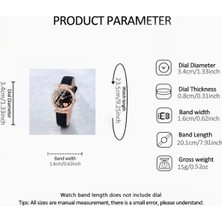 Luvesta 6'lı Kadın Saat ve Bileklik Seti