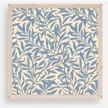 Yapraklar Ahşap Çerçeveli Tablo