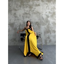 Livizmir Moda Askılı Maxi Boy Elbise