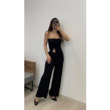 Livizmir Moda Kadın Sendy Kumaş Bağcık Detaylı Asimetrik Takım