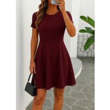 Livizmir Moda Kadın Kısa Kollu Kiloş Ithal Krep Elbise