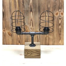 Feyza Design Endüstriyel Tarz Su Borusu Abajur, Şık ve Modern Tasarım