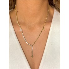 Youes Jewelry 316L Çelik Y Kolye Kadın Kolye
