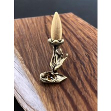 Mistik Tasarım Sanatsal Metal Tütsülük  Ev & Ofis Ambıyansı Için Şık Tütsü Yakma Ünitesi