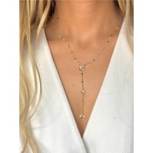 Youes Jewelry 316L Çelik Y Kolye Kadın Kolye