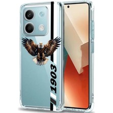 3gen Case Xiaomi Redmi Note 13 Pro 5g Uyumlu Desenli Şeffaf Silikon Kılıf