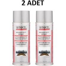 Winkel Wınkel Lityum Beyaz Gres Sprey 400ML 2 Adet
