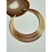 Youes Jewelry 316L Çelik Kalın Tel Kolye Kadın Kolye