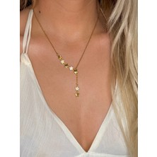 Youes Jewelry Çelik Y Kolye Uzun Kolye Kadın Kolye