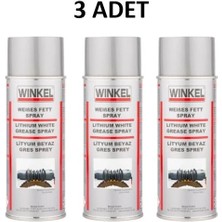 Winkel Wınkel Lityum Beyaz Gres Sprey 400ML 3 Adet