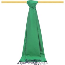 Bursa İpek Benetton Lacivert Çift Taraflı Ipek Şal