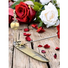 Mistik Tasarım Sanatsal Metal Tütsülük  Ev & Ofis Ambıyansı Için Şık Tütsü Yakma Ünitesi