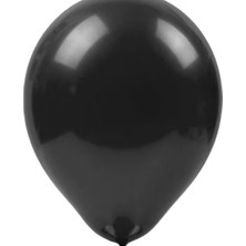 AmbalajSende Metalik Siyah Balon 12'' - 100ADET