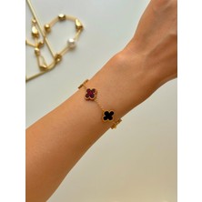 Youes Jewelry 316L Çelik Bileklik Kadın Erkek Unisex Bileklik Çift Taraflı