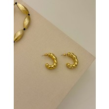 Youes Jewelry Kadın Gold Küpe