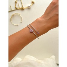 Youes Jewelry Çelik Prenses Model Minimalist Ayarlanabilir Kelepçe