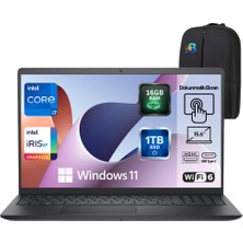 Dell Inspiron 15 3530 Intel Core I7-1355U Ddr4 16GB Ram 1tb SSD 15.6 Inç Dokunmatik Ekran Full Hd IPS W11 Pro Taşınabilir Bilgisayar Asbertech Çanta HEDIYELI(I35301018TU)