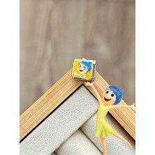 Youes Jewelry Tersyüz Unisex Italyan Charm Ters Yüz Neşe 1 Adet Paslanmaz Çelik Charm 9mm Charm Eki Link