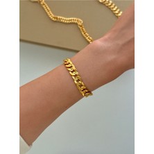 Youes Jewelry Kuyumcu Model Samanyolu Kadın Gold Zincir Bileklik