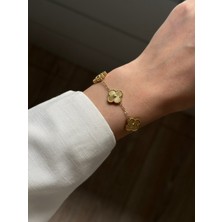Youes Jewelry 316L Çelik Bileklik Kadın Erkek Unisex Bileklik Çift Taraflı
