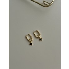 Youes Jewelry 316L Çelik 14 K Renk Mix Lüx Çift Renk Gold Silver Vıp Seri Premium Kadın Küpe Minimal Küpe