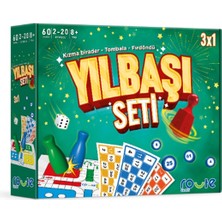 Nedi Route Yılbaşı Seti 3lü Oyun Seti Tombala Fırdöndü Kızma Birader