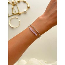 Youes Jewelry Çelik Prenses Model Minimalist Ayarlanabilir Kelepçe
