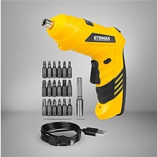 Akülü Vidalama Seti 3.6V 1.3AH Li-Ion, Hafif ve Güçlü Elektrikli Vidalama