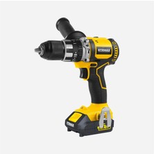 18V Çift Akülü Darbeli Şarjlı Matkap, Güçlü ve Kullanışlı Tasarım