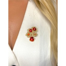 Youes Jewelry Çelik Broş Kadın Erkek Unisex