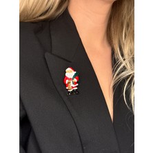 Youes Jewelry Çelik Yılbaşı Broş Kadın Erkek Unisex Broş