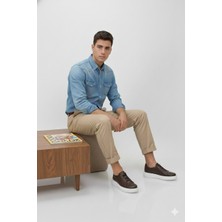 Doçka Erkek Iç- Dış Hakiki Deri Ortopedik Günlük Spor Tarz Bağzıksız Ayakkabı RP25/MA3699