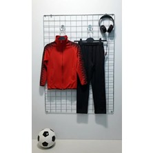 Bumerangspor Çocuk Esnek Dalgıç Kumaş Tam Fermuarlı Eşofman Takımı