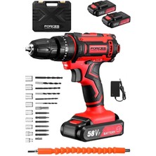 Yüksek Performanslı 24V 5AH Otomatik Metal Şanzıman Çift Akülü Matkap Seti