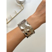 Youes Jewelry Çelik Kalın Kelepçe Bilezik Kadın Erkek Unisex Bileklik