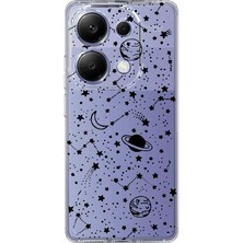 3gen Case Xiaomi Redmi Note 13 Pro 4g Uyumlu Desenli Şeffaf Silikon Kılıf