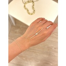 Youes Jewelry 14K Renk Çelik Şahmeran Gold Kadın Şahmeran