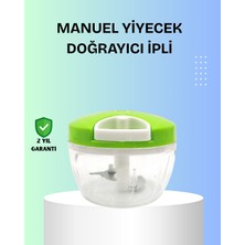 El Tipi Yiyecek Kıyıcı Üç Bıçaklı Pratik Doğrayıcı
