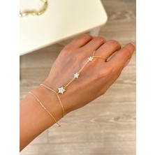 Youes Jewelry 14K Renk Çelik Şahmeran Gold Kadın Şahmeran