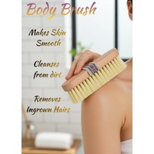 Efsoon Organics Duş Fırçası Masaj Fırçası Kaktüs Otu Sert Kıllı Lastikli