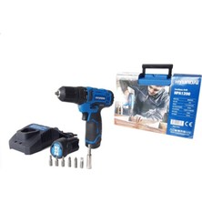 12V Akülü Vidalama Seti, Çift Akülü, LED Işıklı, Taşımalı, 25 Nm Tork